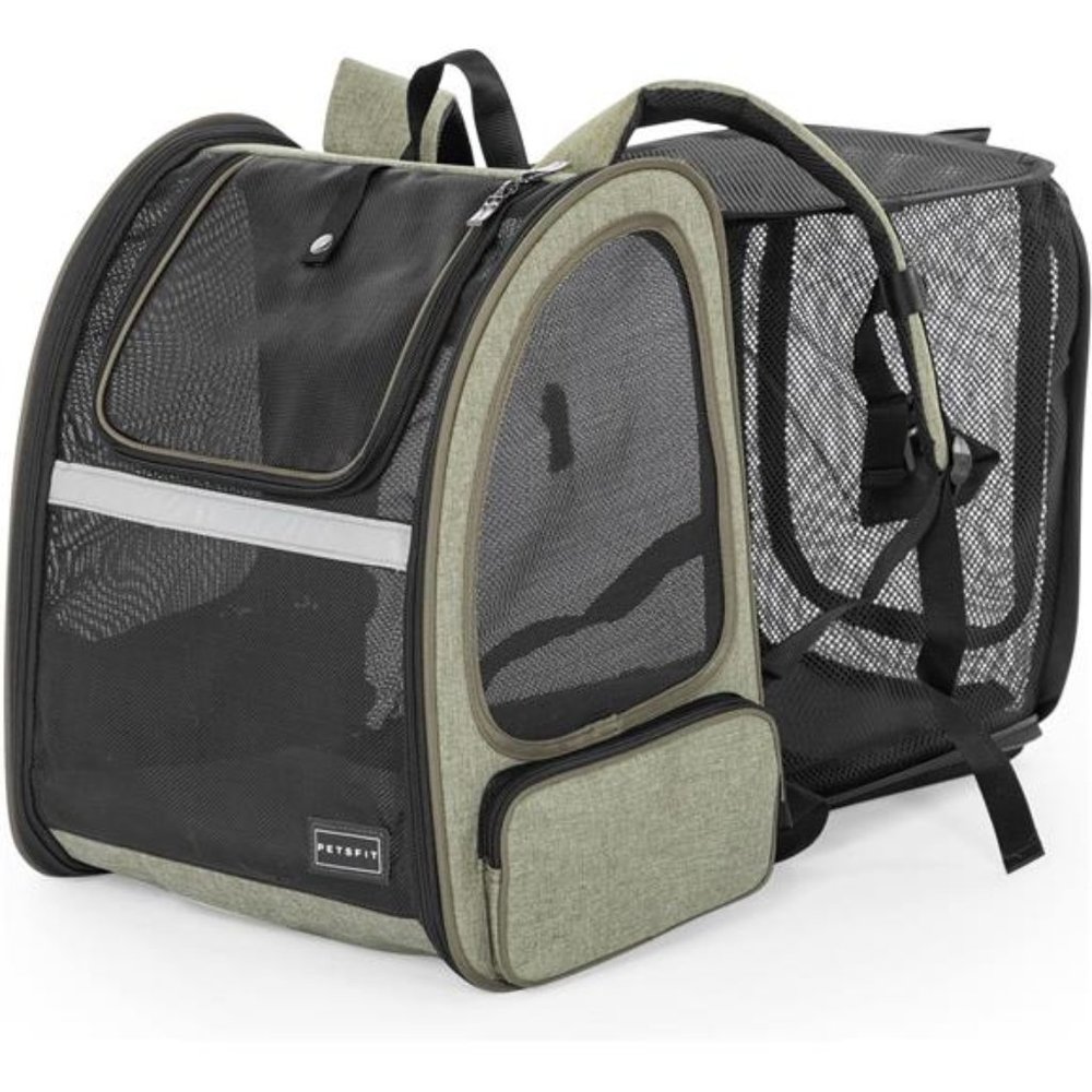 Cat Backpack Carrier,Dog Carrier Backpacks Expandable with Great Ventilation